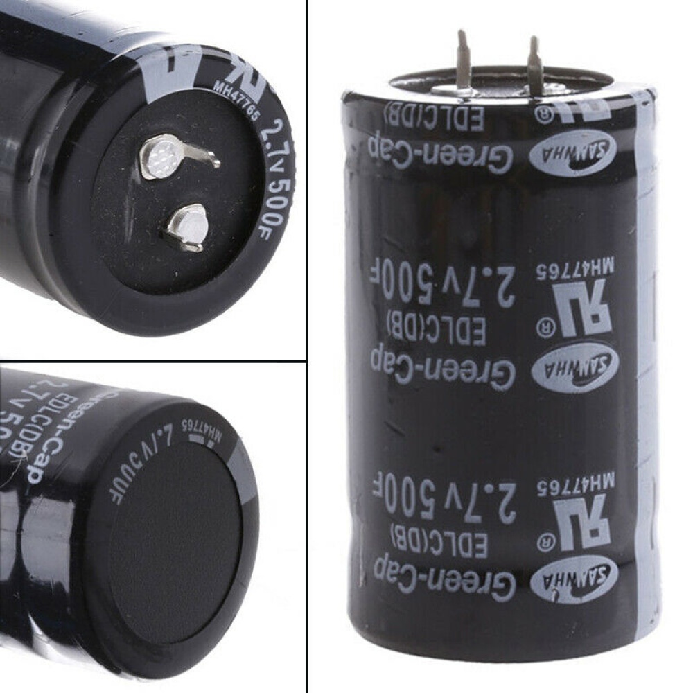 1PC/6PCS/10PCS Black 2.7V Double Layer Capacitor 500F 35 * 60MM 6pcs - Image 3