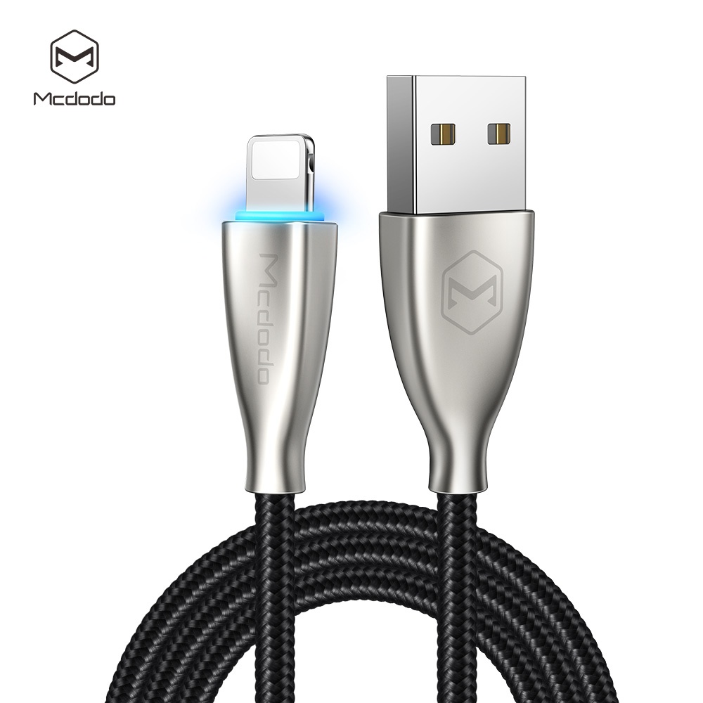 MCDODO Excellence Series Lightning Cable 1.8M Black for iPad iPhone - Image 2