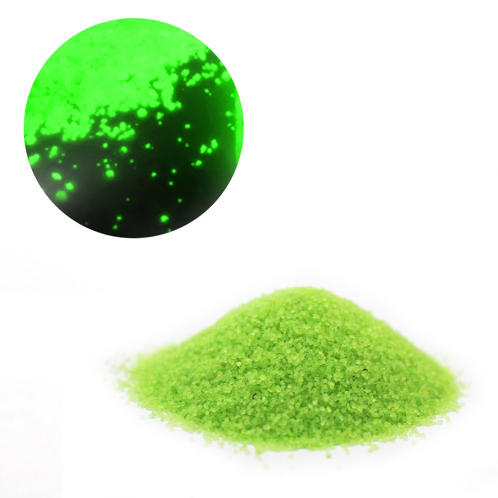 10g Luminous Sand Party DIY Starry Wishing Bottle Fluorescent Particles Toy Yellow green light - Image 2