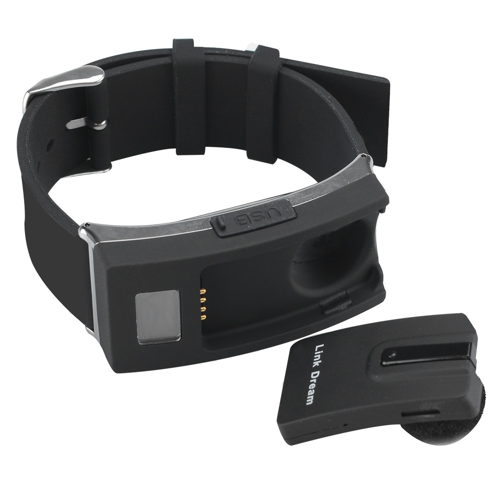 Link Dream IWATCH BT Headset + Bracelet - Bluetooth 3.0, HFP, A2DP, Call Answer, Reject, Dial Last (Black) - Image 2