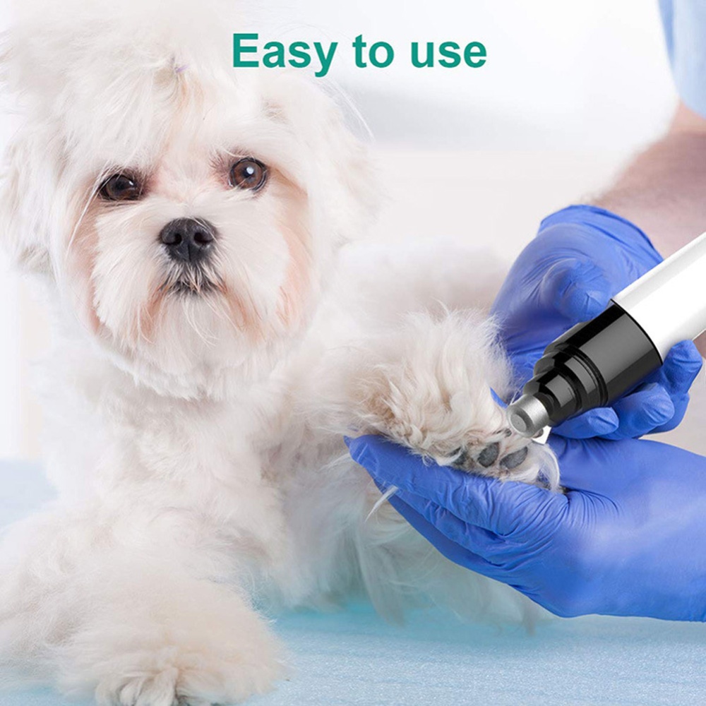 Pet Automatic Nail Grinder Powerful Dog Cat Clipper Trimmer Grooming Tool Electric nail polisher - Image 3