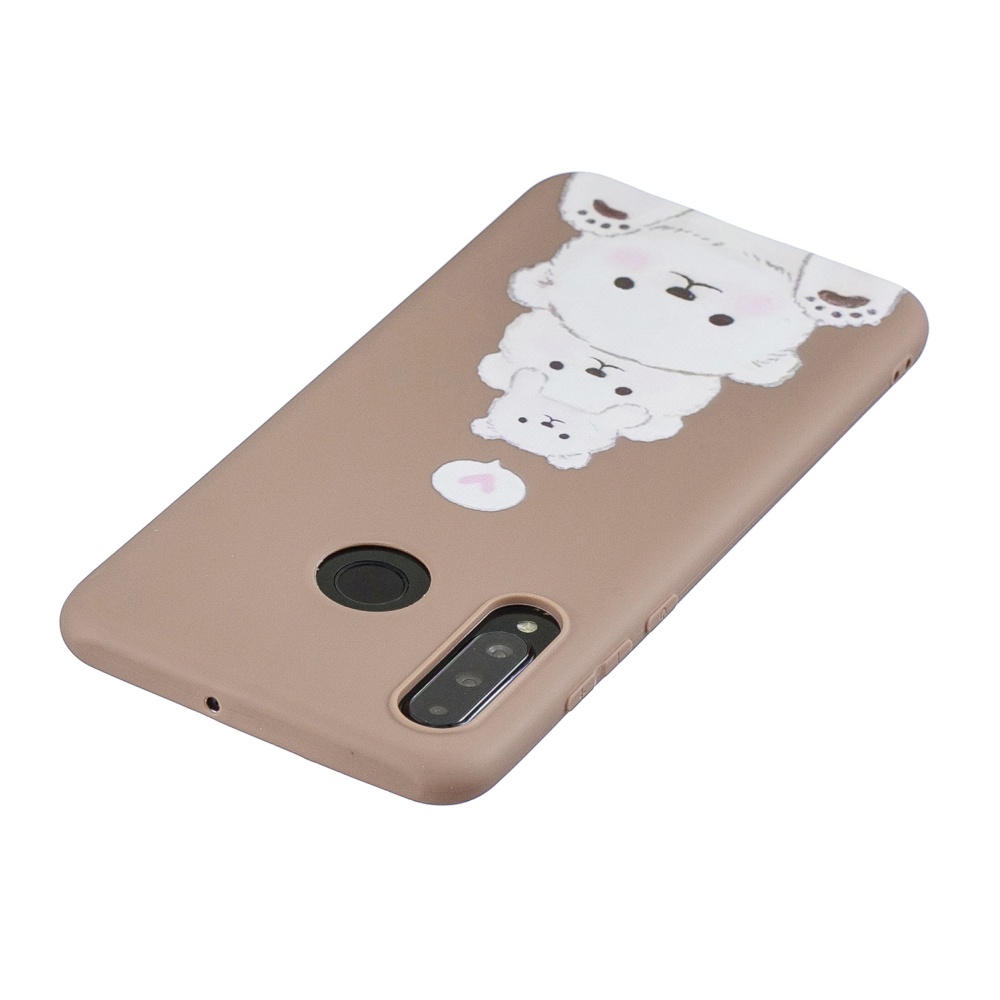 For HUAWEI P30 lite Cute Cartoon Phone Case Ultra Thin Lightweight Soft TPU Pure Color Cover with Matching Pattern Adjustable Bracket 3 - Image 2