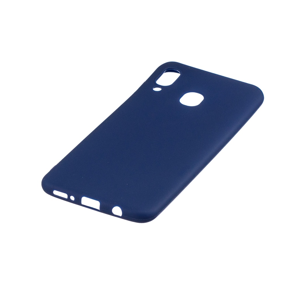 For HUAWEI Y9 2019 Lovely Candy Color Matte TPU Anti-scratch Non-slip Protective Cover Back Case Navy - Image 2