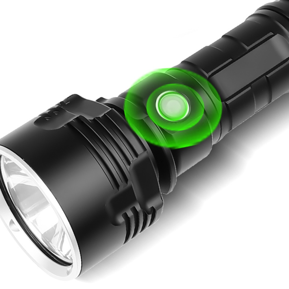 LED Flashlight XHP50 Torch USB Rechargeable Bright Outdoor Flash Light 1475-L2 bulb + cable - Image 3