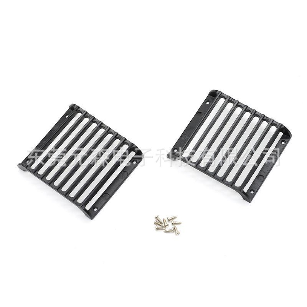 Metal Light Guards for TRX4 Land Rover Defender Traxxas T4 TRX-4 Simulation Grille Protective Lampshade black - Image 2