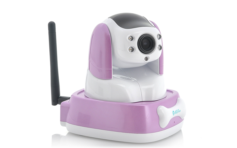 Plug and Play IP Baby Monitor ""AnyVue"" - 720p, Pan/Tilt, Nightvision, Remote Smartphone Viewing (Purple) - Image 2