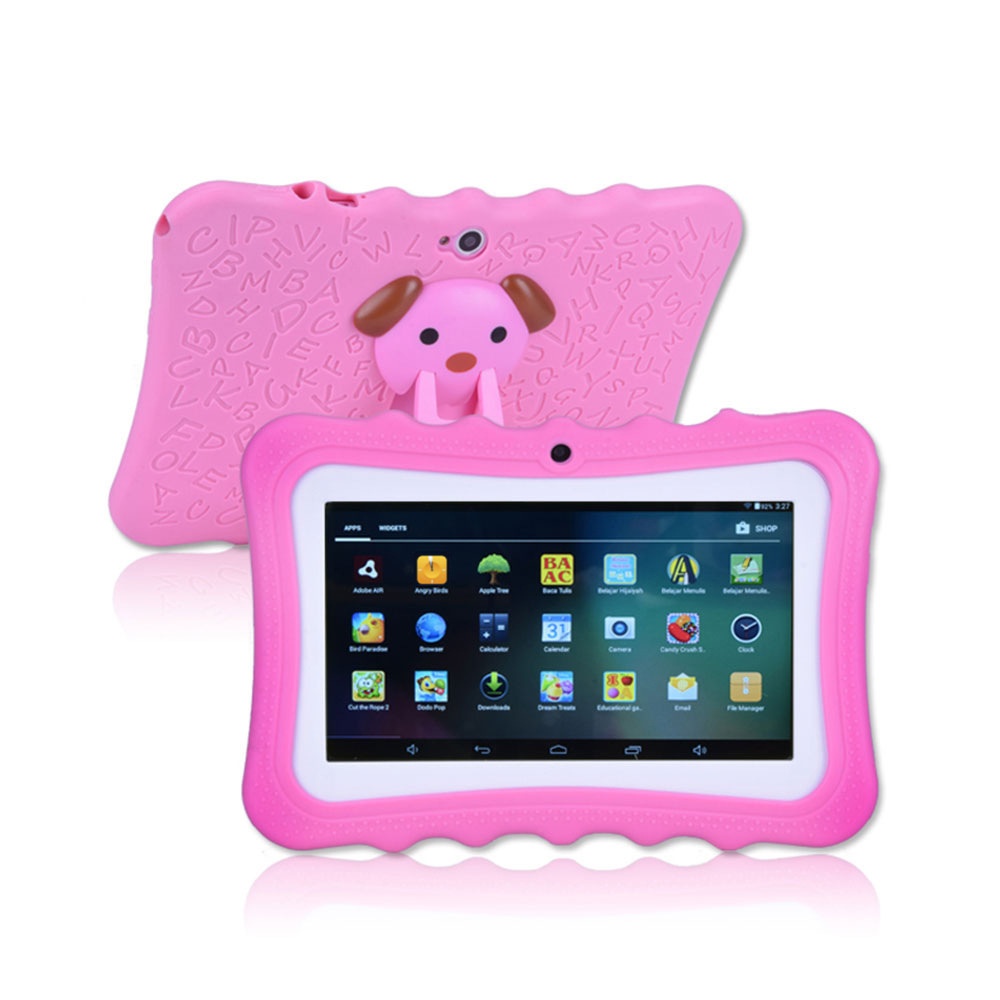 Kids Tablet 7-inch Android 4.4 1024x600 HD Screen Quad Core CPU Wireless Wi-Fi Dual Camera Blue - Image 2