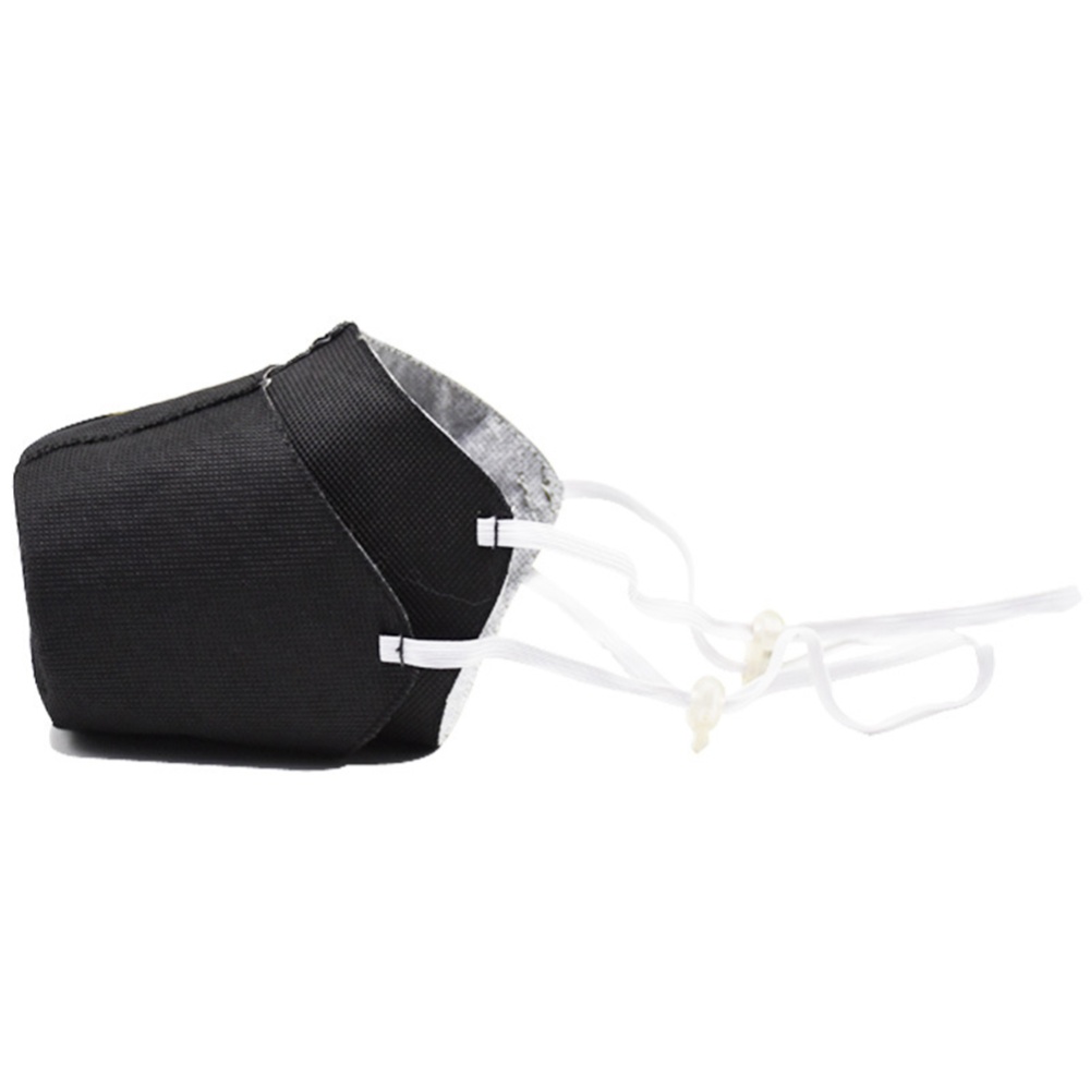 Pet Dog Mouth Mask PM2.5 Outdoor Dust-proof Anti-Air pollution Face Cover Anti-fog Haze Masks For Dogs black_L