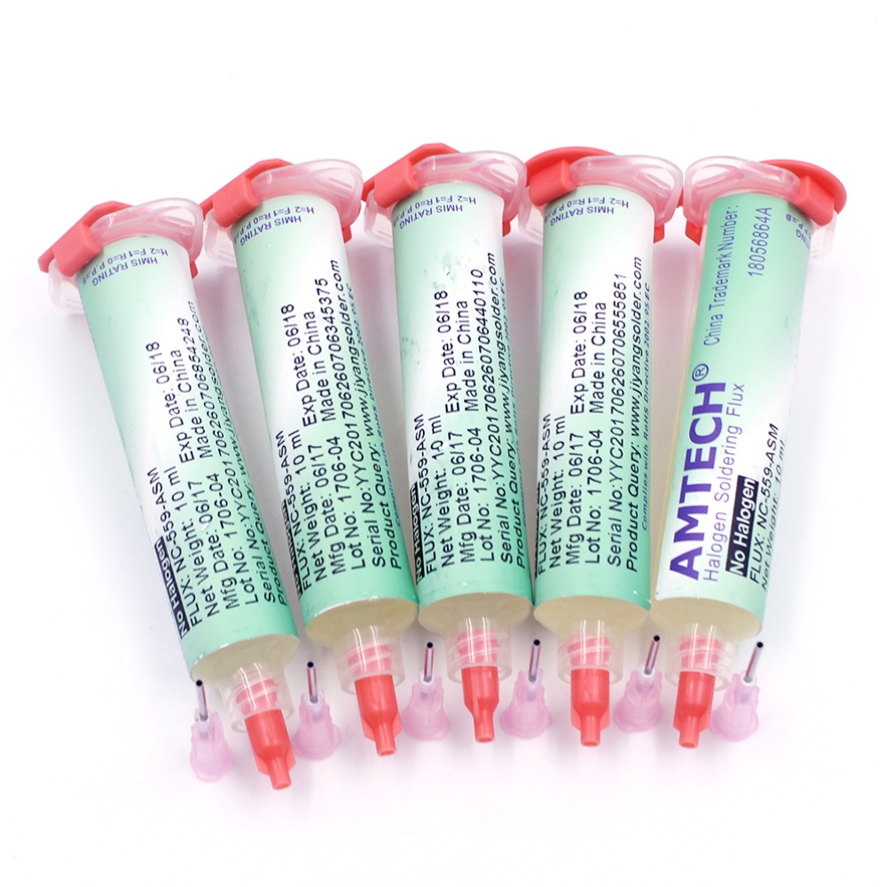 1/2/5 Pcs NC-559-ASM BGA PCB No-Clean Solder Paste Welding Oil Flux Grease 10cc Soldering Repair Tools 5PCS - Image 2