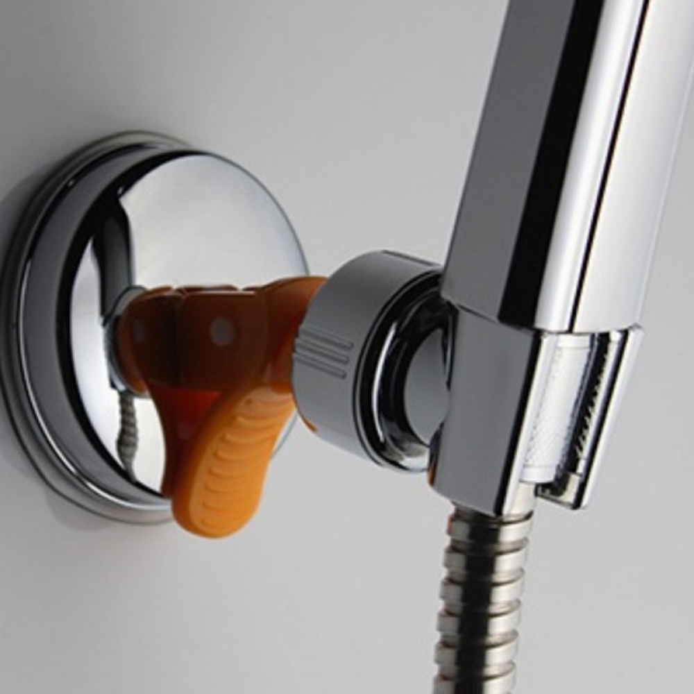 Powerful Sucker Shower Head Bracket Plastic Nozzle Holder Wall Rack - Image 2