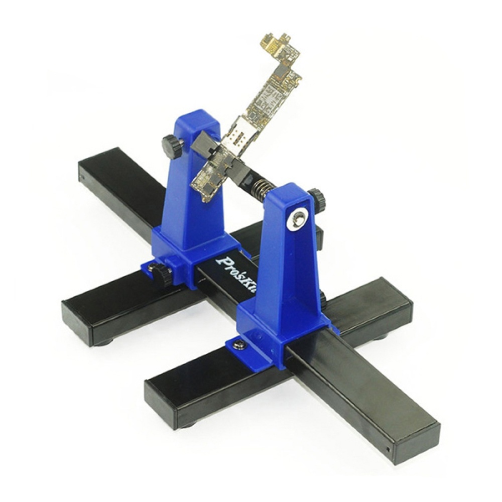 SN-390 360 Degree Adjustable PCB Holder Printed Circuit Board Soldering Assembly Clamps blue - Image 3