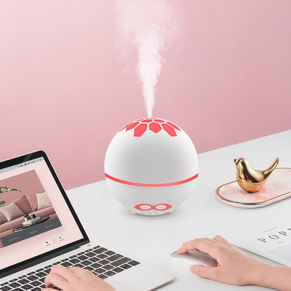 400ml Essential Oil Diffuser Remote Control Mist Humidifier with 7 Colors Change Light for Bedroom Home Colorful_Australian regulations (use - Image 3