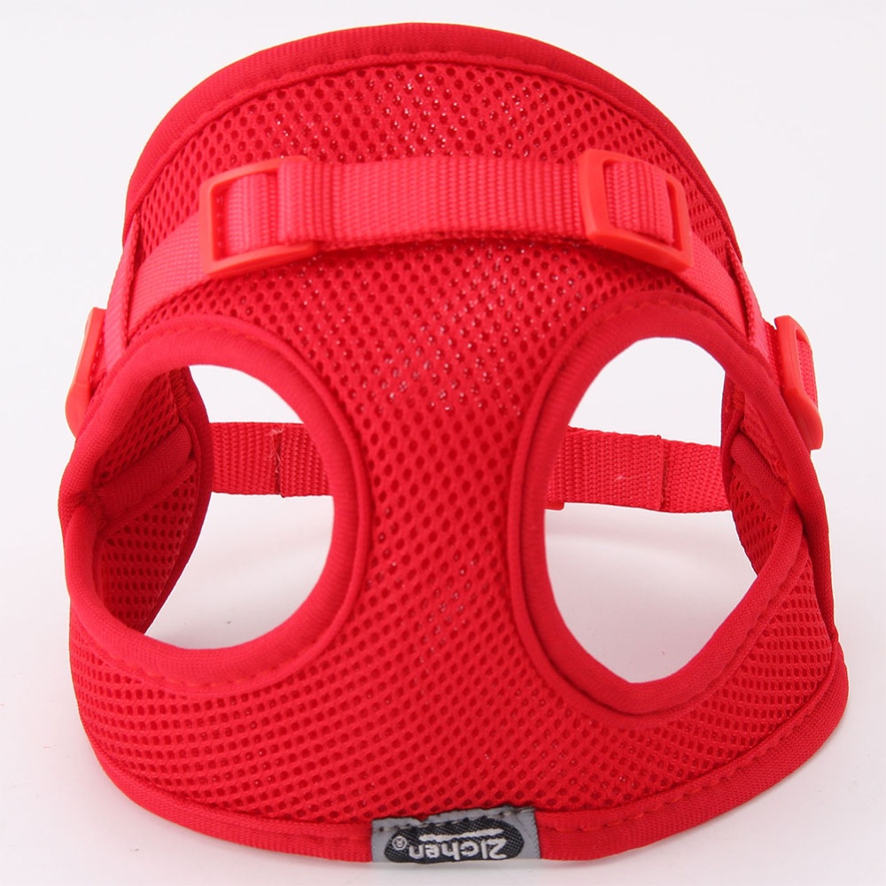 High Strength Mesh Breathable Dog Traction Rope Belt Pet Harness Straps Supplies red