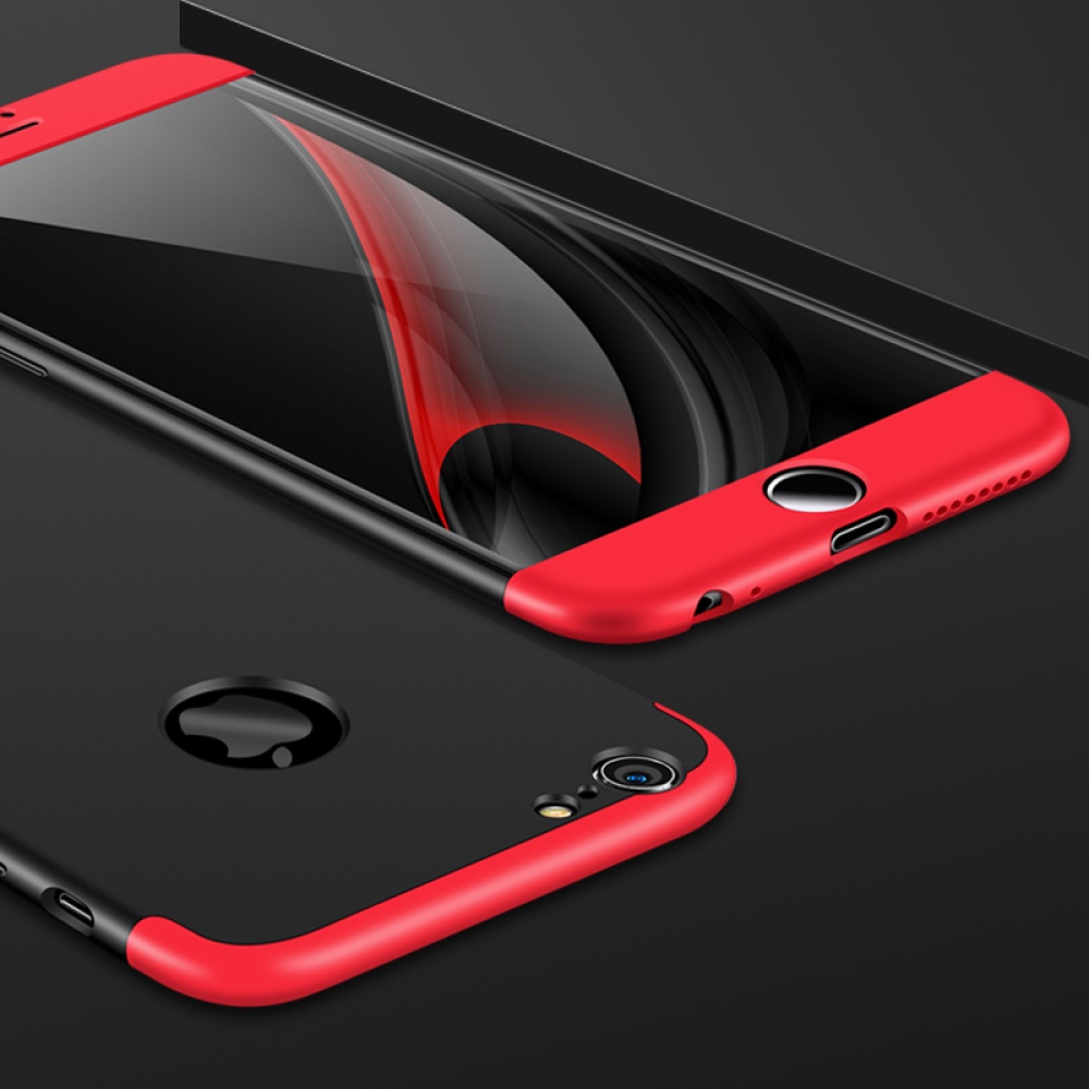 For iPhone 6/6S plus Slim 3 in 1 Hybrid Hard Case Full Body 360 Degree Protection Back Cover red - Image 2