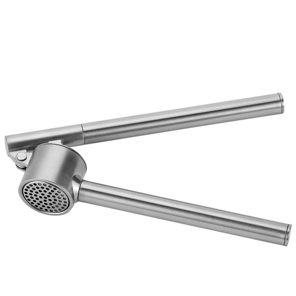 Stainless Steel Garlic Press with Ergonomic Handle for Kitchen Gadgets Cooking Tools as shown_155 * 50 30MM
