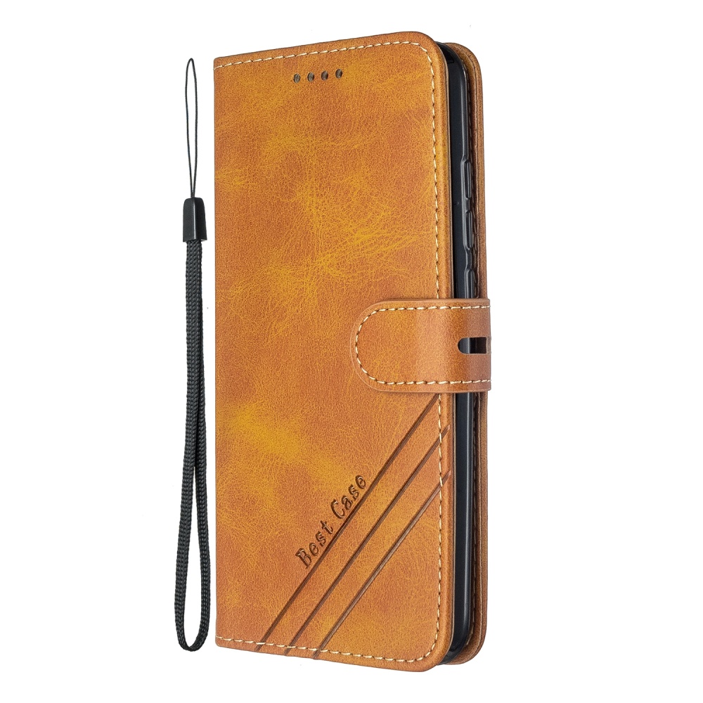 For Redmi Note 8T/Redmi 8/Redmi 8A Case Soft Leather Cover with Denim Texture Precise Cutouts Wallet Design Buckle Closure Smartphone Shell - Image 2