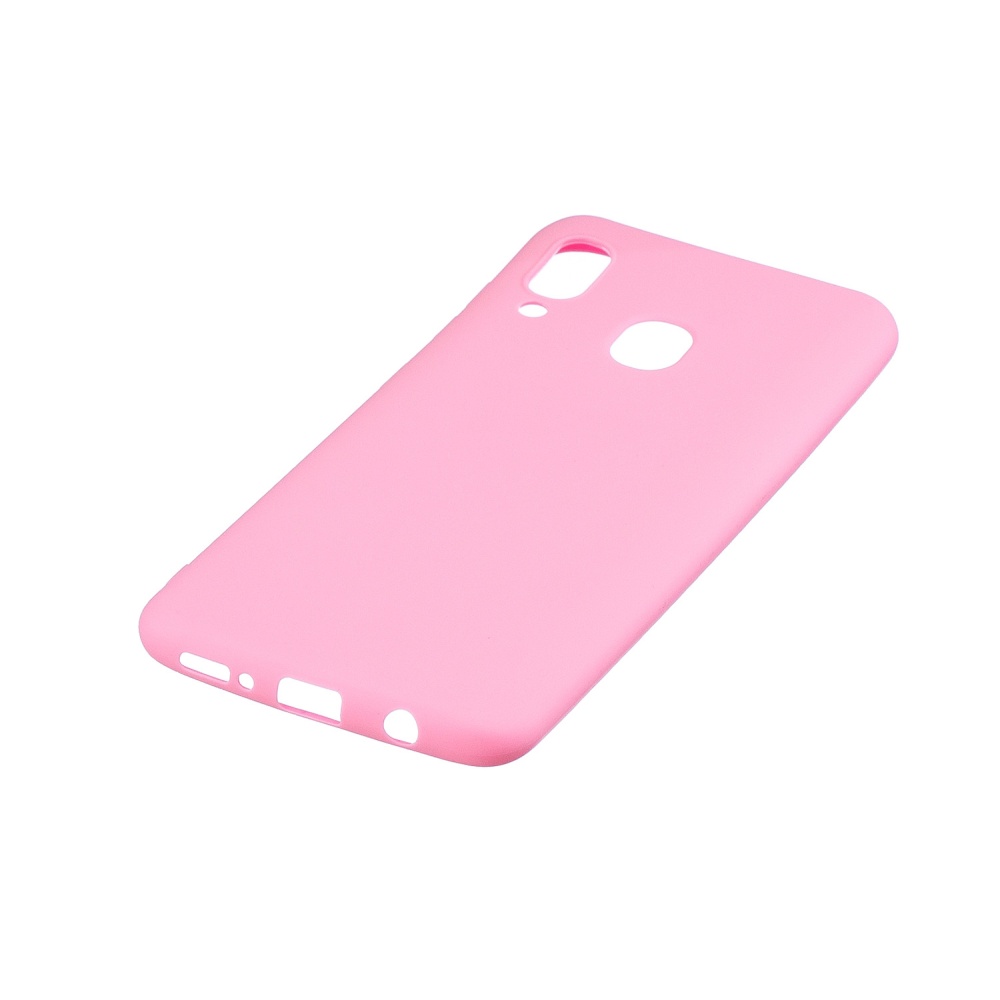 For HUAWEI Y9 2019 Lovely Candy Color Matte TPU Anti-scratch Non-slip Protective Cover Back Case dark pink - Image 2