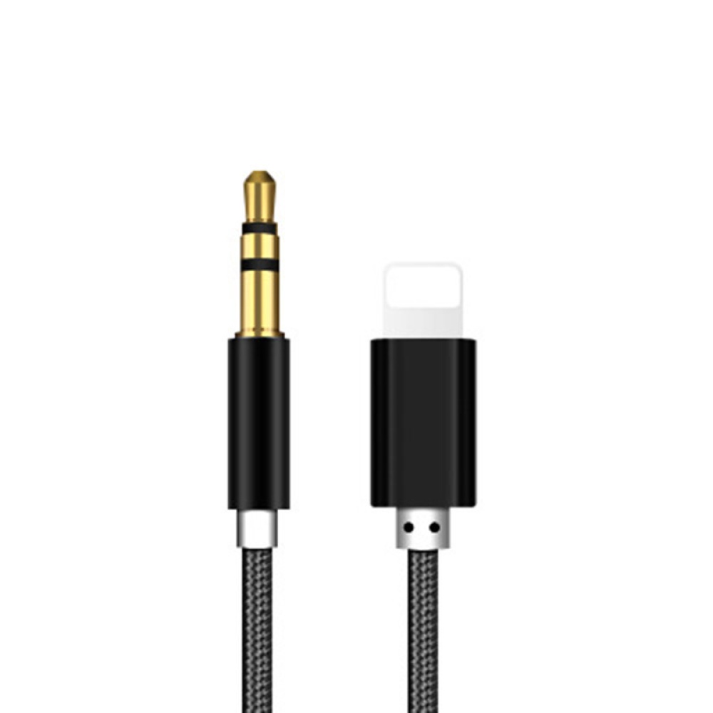 3.5mm AUX Audio Cable Car Cord for iPhone 7 8 Plus X XS MAX XR iOS 12 black - Image 2