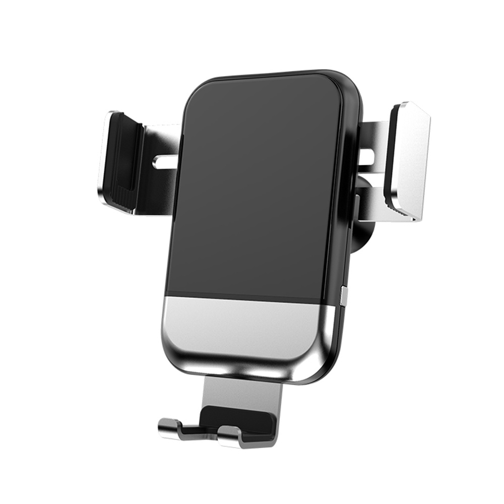 Electric Induction Car Phone Holder New Fast Charging Bracket Mobile Wireless Flexible black - Image 2