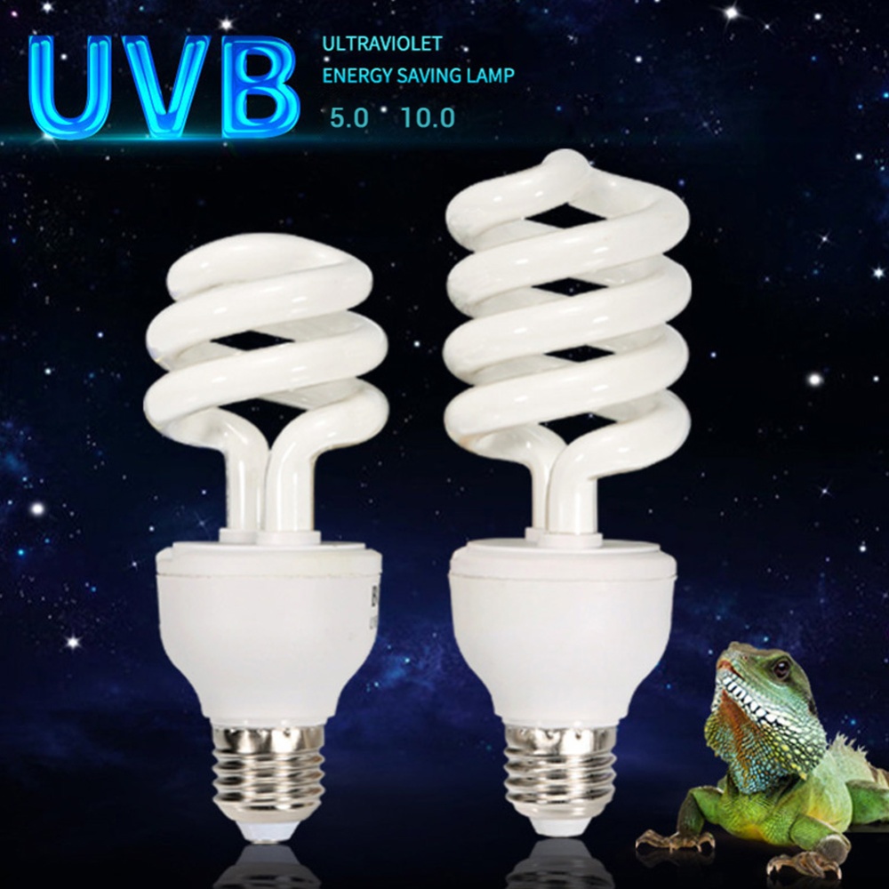 Energy Saving UVB Lamp Bulb for Reptile Tortoise Lizard Snake 220-240V white_UVB10.0 (power 26w) - Image 2