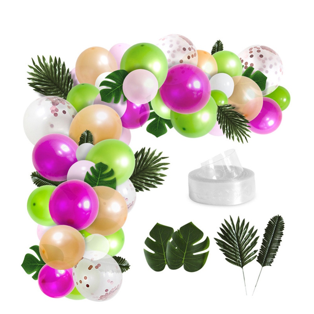 Balloon Simulation Leaf Decoration Set for Indoor Outdoor Birthday Wedding Festival Party 85PCS