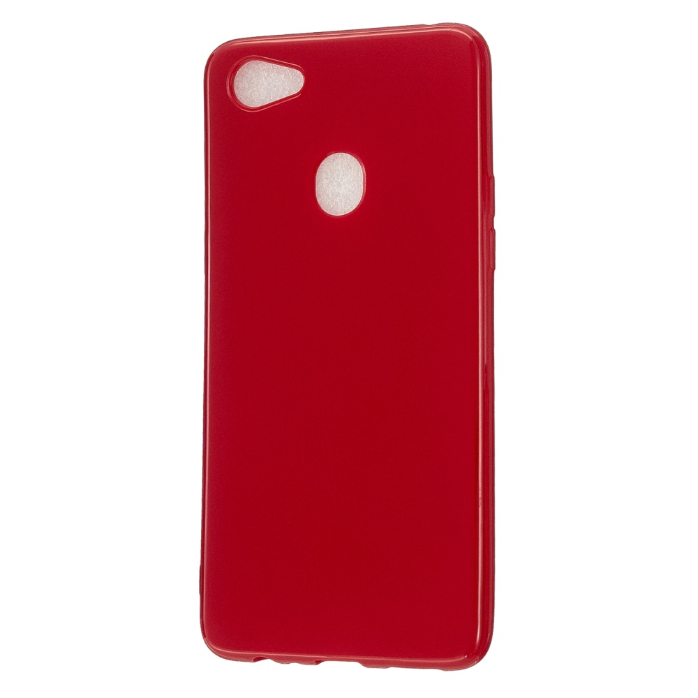 For OPPO F5/F7 Cellphone Cover Soft TPU Mobile Phone Case Screen Protector with Shock Absorption Technology Rose red - Image 2