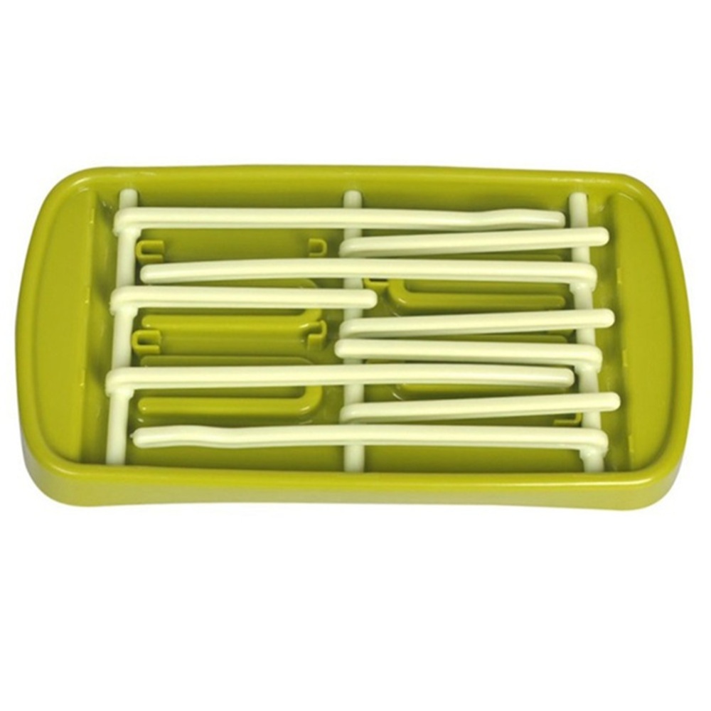 Simple Tri-fold Baby Bottle Drying Rack Storage Water Cup Shelf green