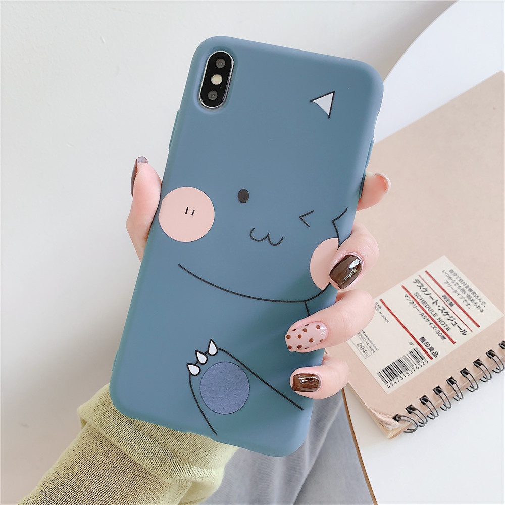 For VIVO V15/V11I/S1/Y66/Y67/Y91/Y95/Y93/Y97/Y83/Y85/Z3/Z3I/Z5X/Z1 Pro TPU Cellphone Case Shell Cartoon Back Cover blue - Image 2