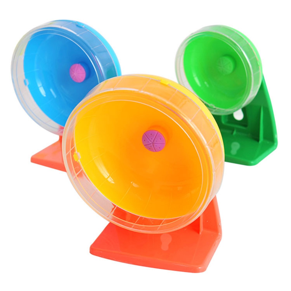 Silent Running Spinner Wheel Hamster Mouse Rat Exercise Toy with Bracket
