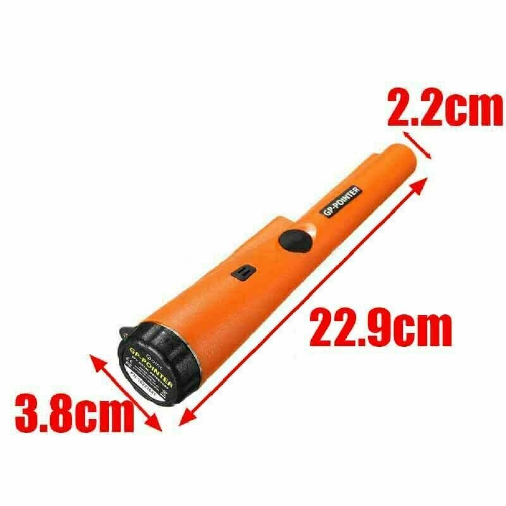 Pin Pointer Probe Pinpoint Metal Detectors with Holster Treasure Unearthing Tool Orange - Image 2