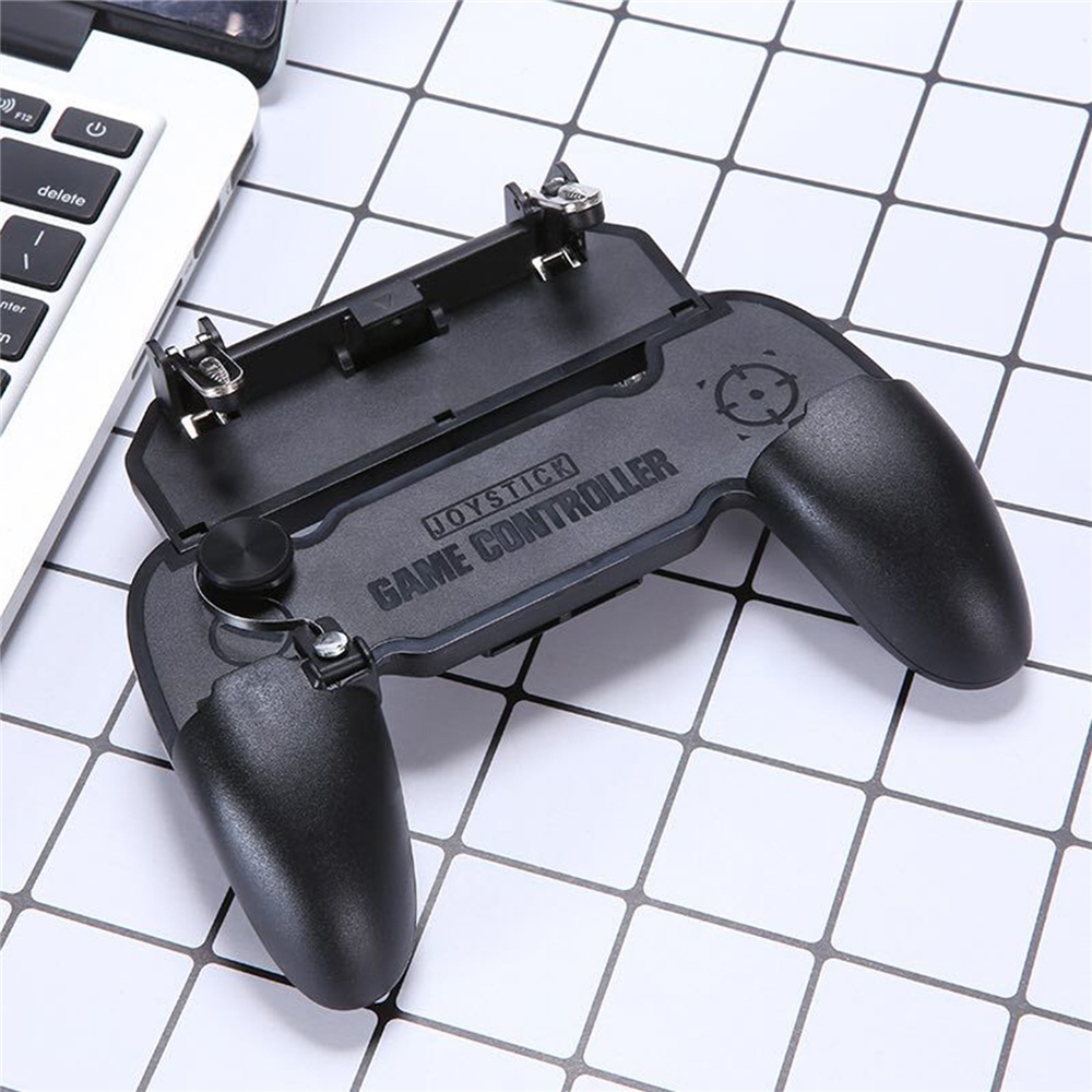 W11 PUBG Mobile Gamepad Shooter Controller - Trigger Game Joystick Metal L1 R1 for iPhone Android Phone Gaming - Image 2