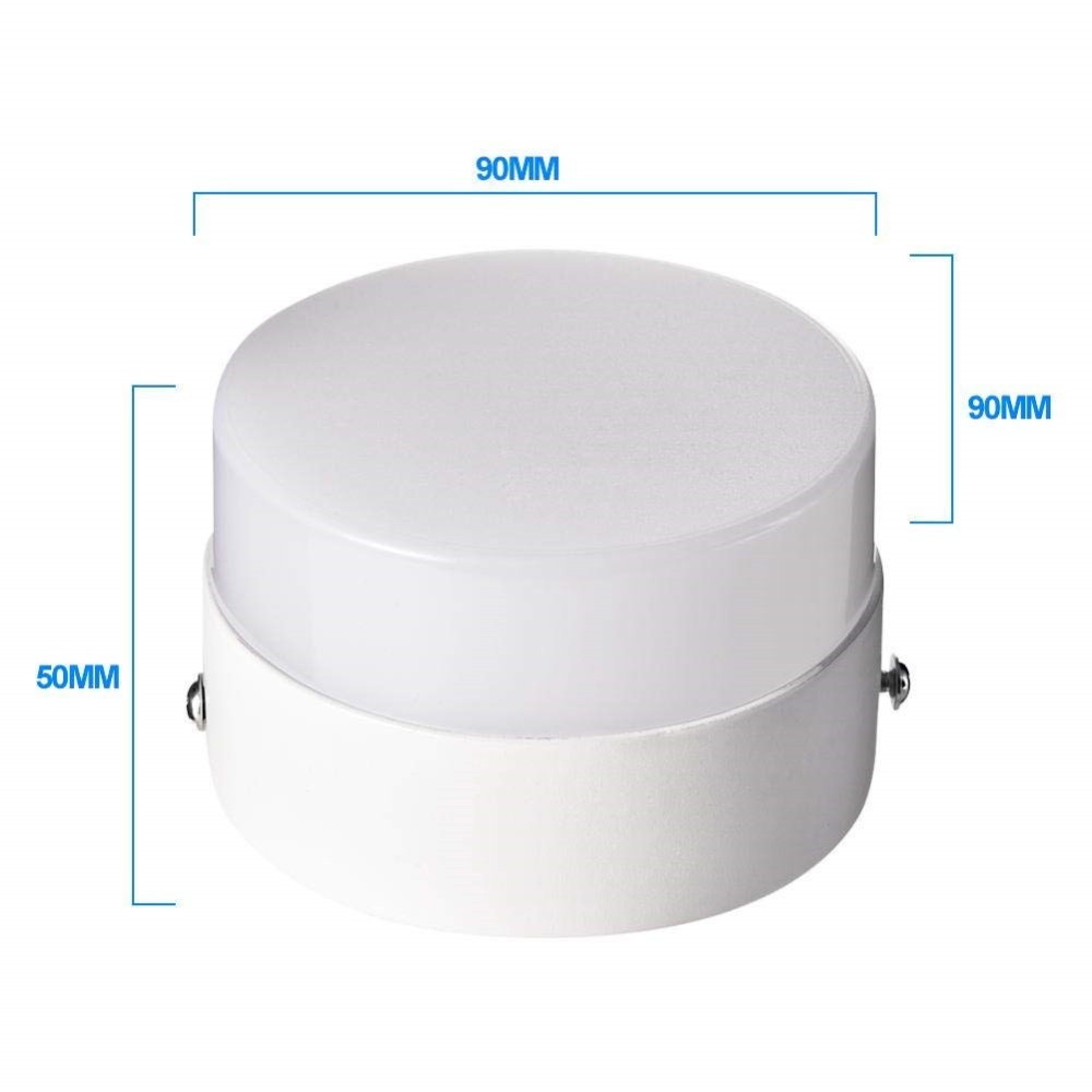 Mini Intelligent Wifi Ceiling Lamp RGB+W AC85-265V 9x9x5cm - Image 2