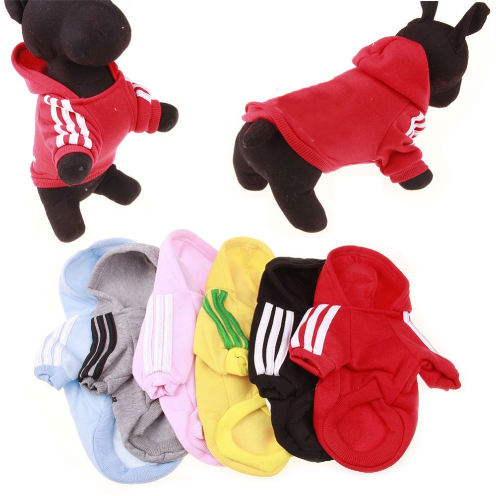 Eastlion Adidog Pet Puppy Dog Cat Coat Clothes Hoodie Sweater Costumes - Image 2