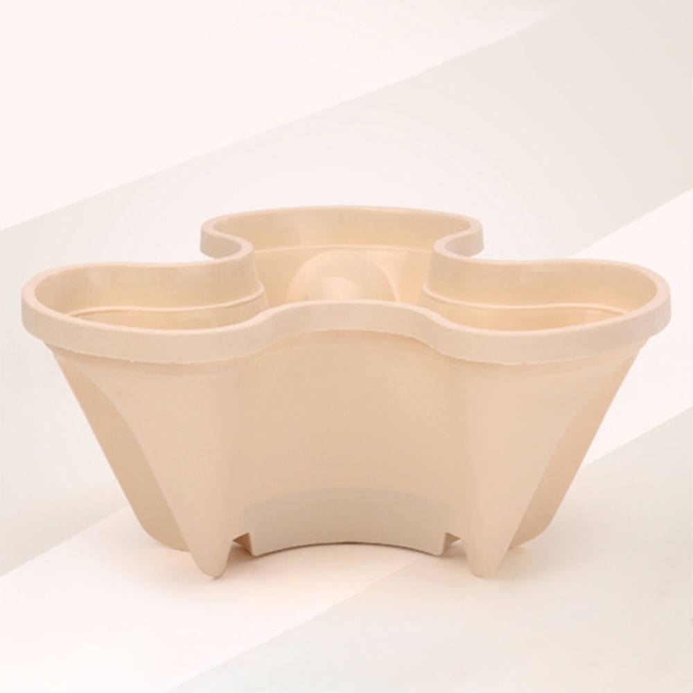Stack-up Type Stereoscopic Flowerpot Strawberry Plant Pot for Flower Vegetables Decoration apricot