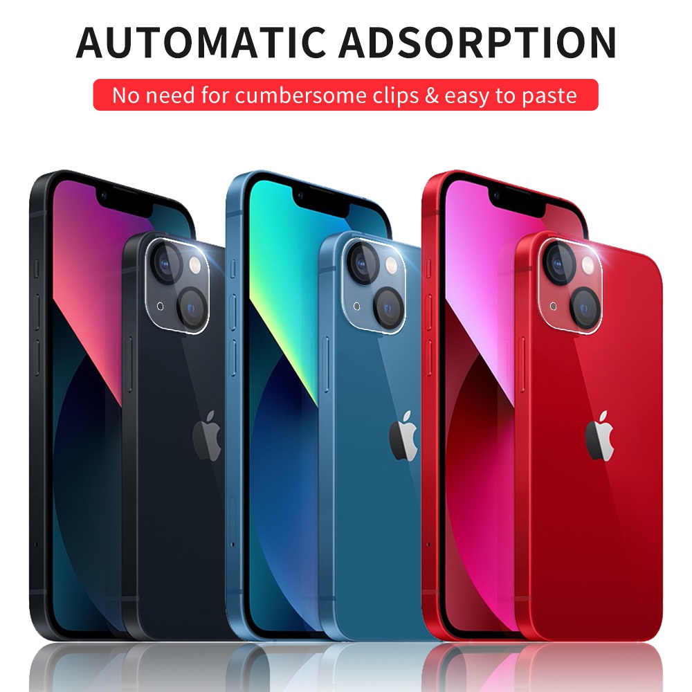 All-in-one Tempered Glass Film Hd Anti-scratch Mobile Phone Lens For Iphone 13 iPhone13 6.1 inch - Image 2