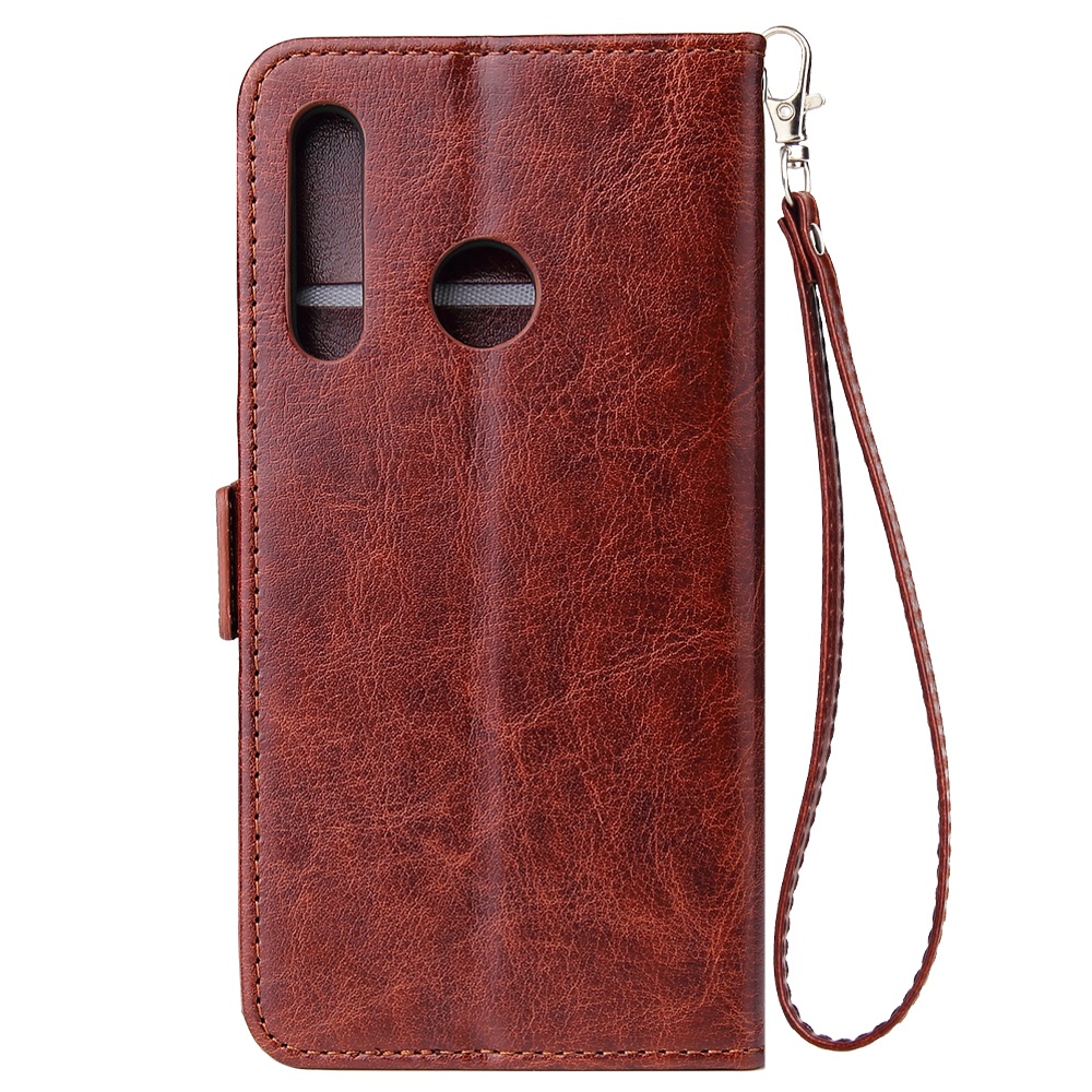 For Huawei Enjoy 9-Y7 2019-Y7 PRIME 2019 with fingerprint hole - Y7 PRO Solid Color PU Leather Zipper Wallet Double Buckle Protective Case S - Image 2