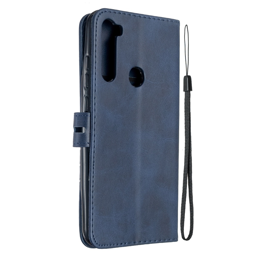 For Redmi Note 8T/Redmi 8/Redmi 8A Case Soft Leather Cover with Denim Texture Precise Cutouts Wallet Design Buckle Closure Smartphone Shell - Image 2