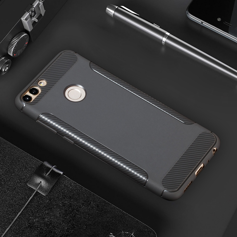 For HUAWEI P smart / enjoy 7S Ultra Slim Matte Back Cover Non-slip Shockproof TPU Full Protective Case - Image 2