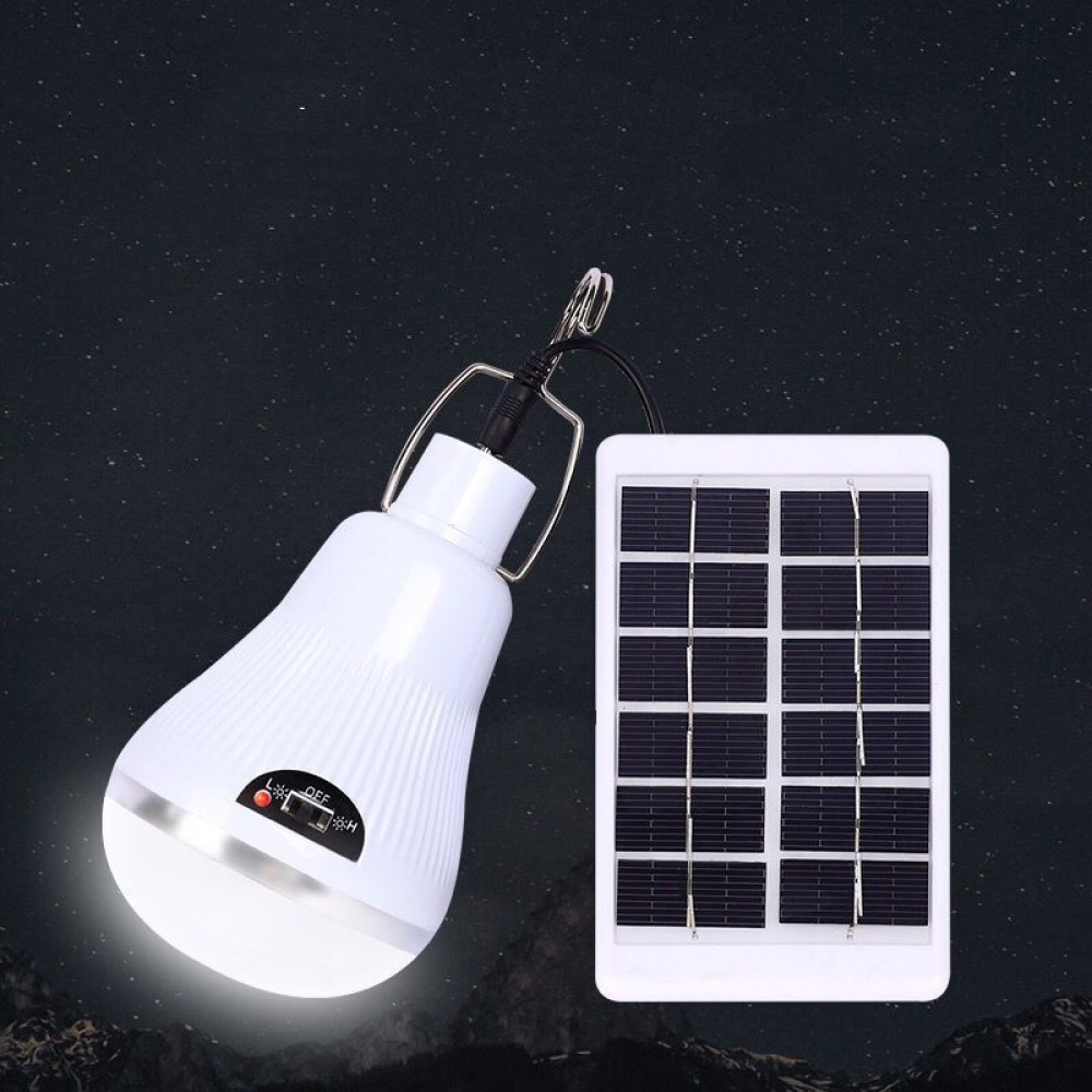 LED Solar Powered Portable Lamp Led Bulb Light Emergency White light - Image 3