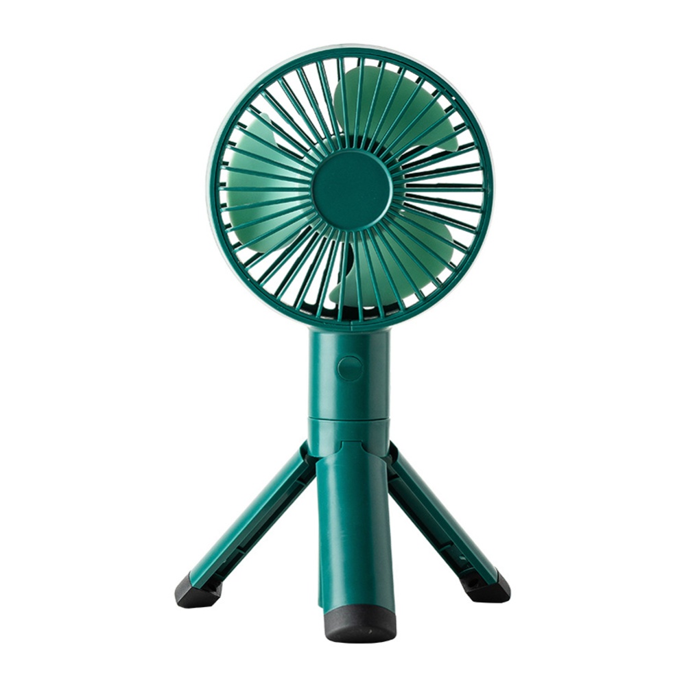 Portable Handheld Fan 3 Modes Adjustable Rechargeable for Outdoor Home green_106x228x40mm - Image 2