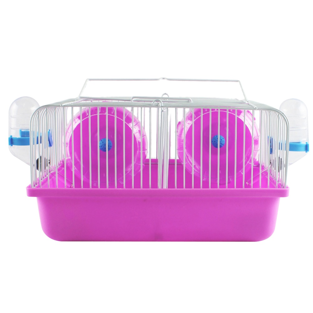 27*20*15CM Eco-friendly Hamster Cage Date Box for Small Guinea Pigs red_27*20*15CM
