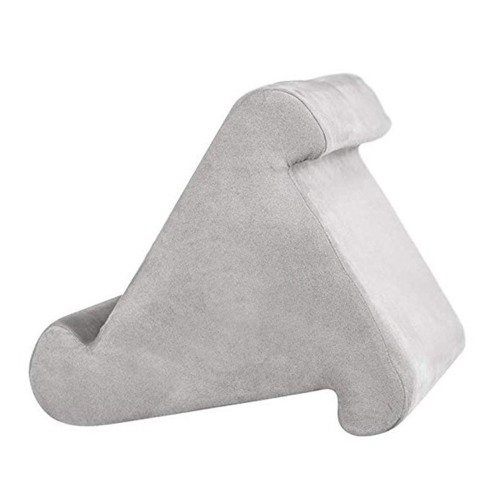 Soft Pillow Pad Reading Bracket for iPad Phone Support gray - Image 3