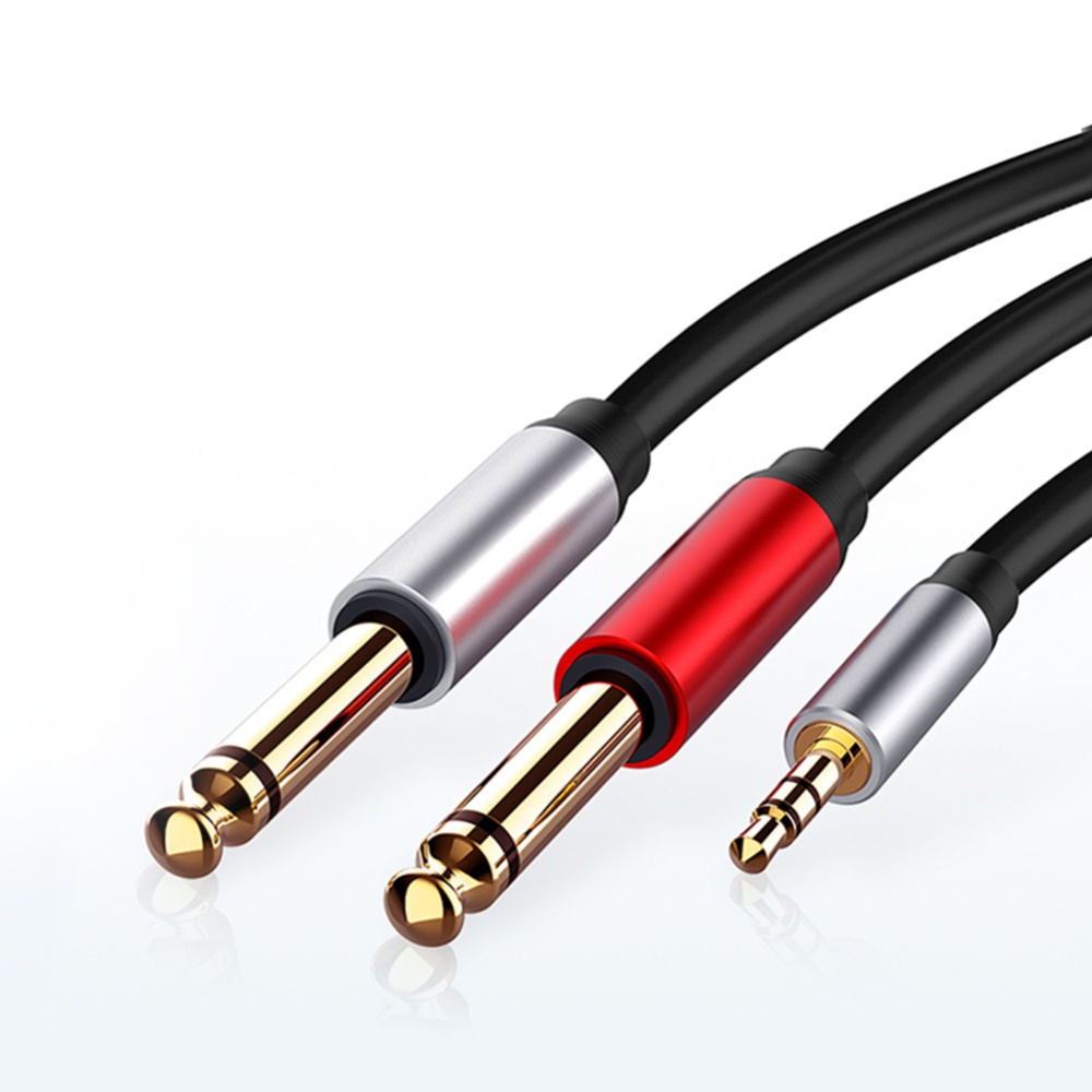 Jack 3.5mm to 6.35mm Adapter Audio Cable for Mixer Amplifier CD Player Speaker 6.5mm 3.5 Splitter Male - Image 2