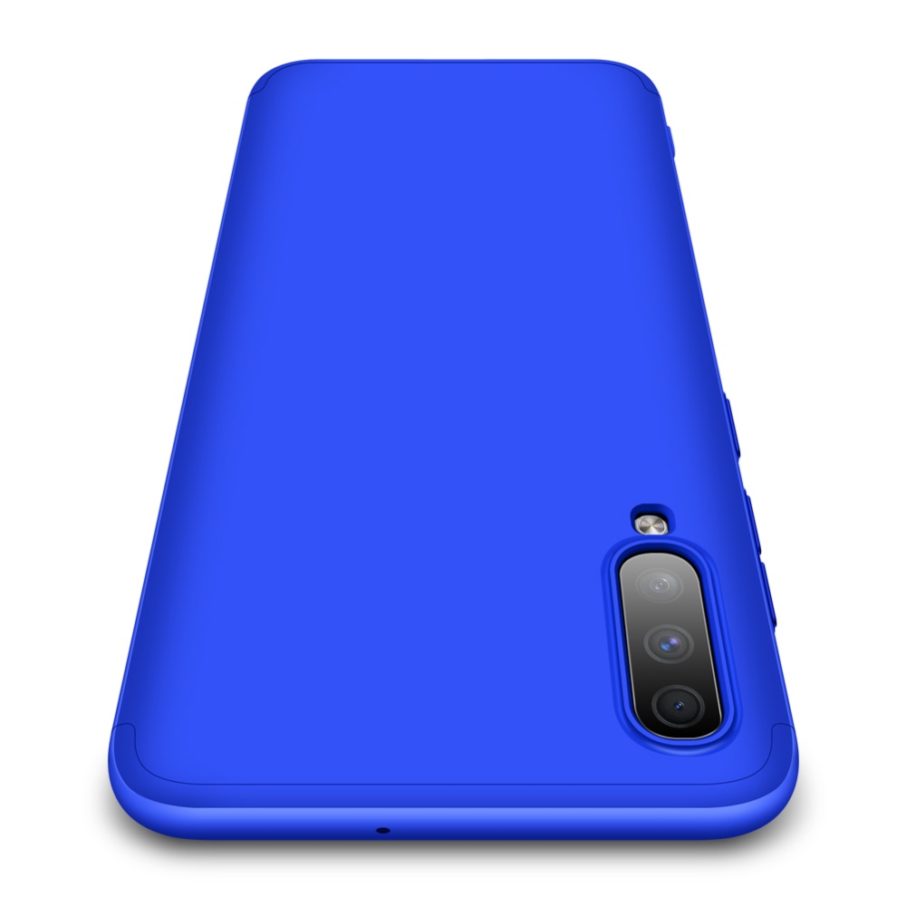 For Samsung A70 Ultra Slim PC Back Cover Non-slip Shockproof 360 Degree Full Protective Case Blue black blue - Image 2