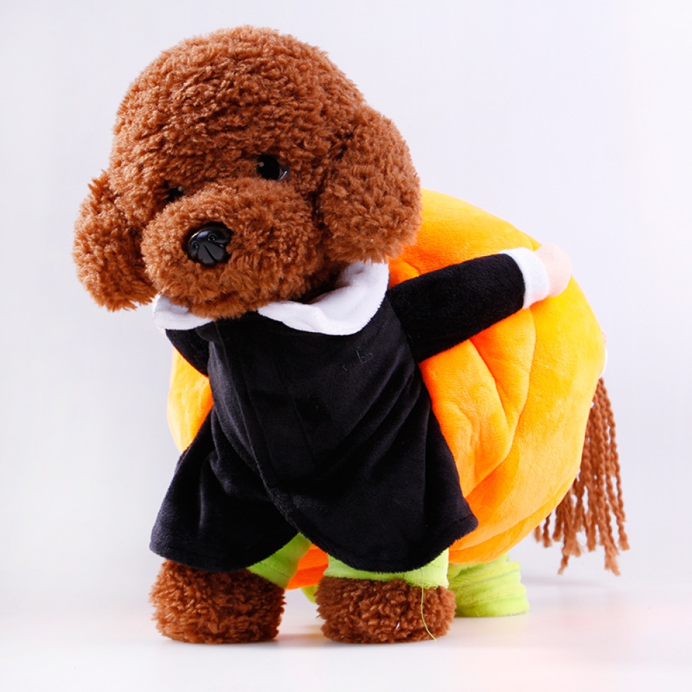 Dog Puppy Moving Pumpkin Funny Pet Dresses Costume for Halloween L - Image 3