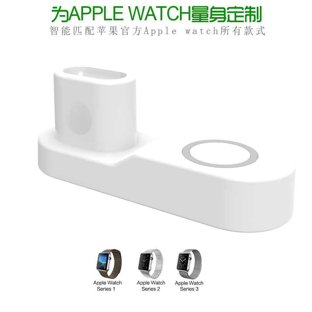 4 in 1 Wireless Charger for iphone X XS MAX XR 8 Plus 10 Samsung Gaxary S9 S8 Apple AirPods iwatch 2 3 Accessory White EU Plug - Image 2