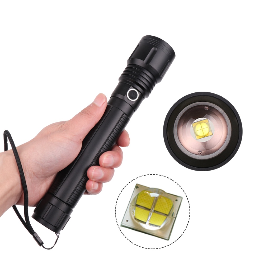 Adjustable XHP70 5000lm Powerful Hand Hold Flashlight White light 6500K - Image 3