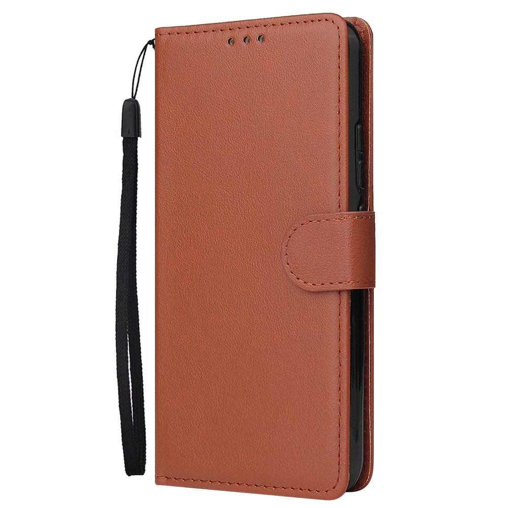 For VIVO Y17 Cellphone Cover PU Leather Shell All-round Protection Mobile Phone Case Precise Cutout Wallet Design Stand Function Brown - Image 2