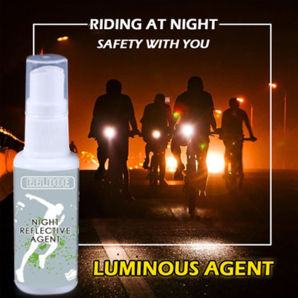 Night Reflective Spray Riding Cycling Safety Anti Accident Fluorescent Agent Clothes Luminescent Warning Mark - Image 3