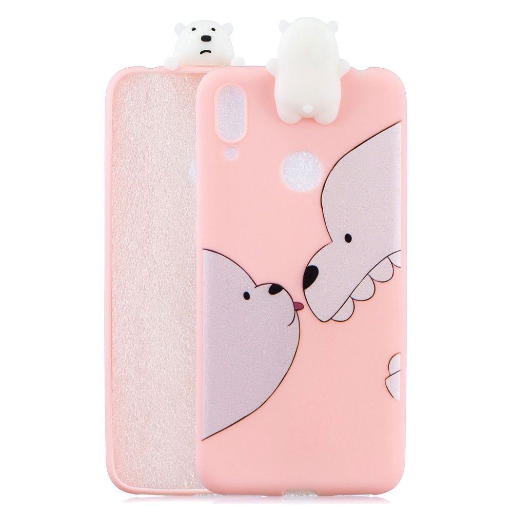 For Huawei Y7 2019 3D Cartoon Lovely Coloured Painted Soft TPU Back Cover Non-slip Shockproof Full Protective Case unicorn - Image 2